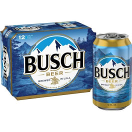 Busch Beer - 12 cans / 12oz
