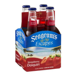 Seagram's Escapes Strawberry Daiquiri - 4 bottles / 11.2oz