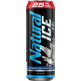 Natural Ice Beer - 1 can / 25oz