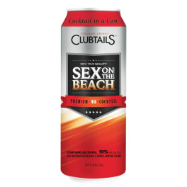 Clubtails Sex On The Beach Cocktail - 1 can / 16oz
