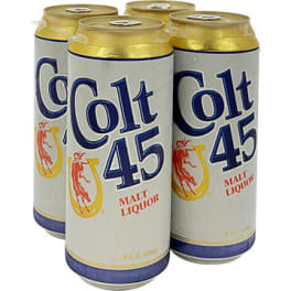 Colt 45 Malt Liquor - 4 cans / 16oz
