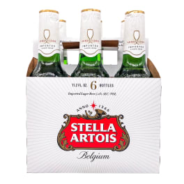 Stella Artois Beer - 6 bottles / 11.2oz