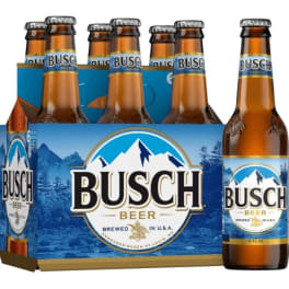 Busch Beer - 6 bottles / 12oz