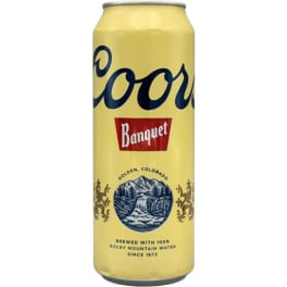 Coors Banquet Lager - 1 can / 24oz