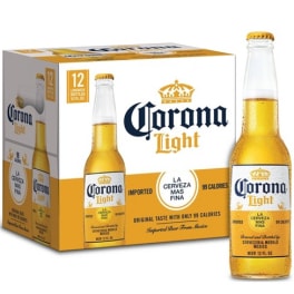 Corona Light Beer - 12 bottles / 12oz