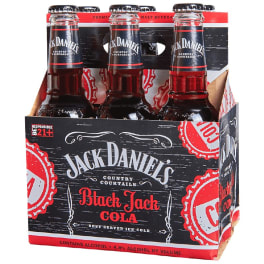 JACK DANIELS BLACK JACK COLA 6 PK