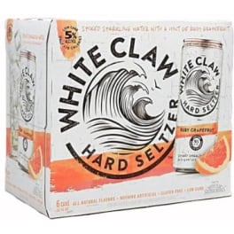 WHITE CLAW RUBY GRAPEFRUIT 6 PK