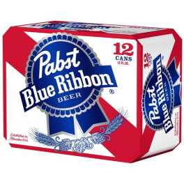 PABST BLUE RIBBON 12 PK CAN
