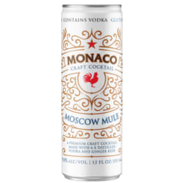 Monaco Moscow Mule Cocktail - 1 can / 12oz