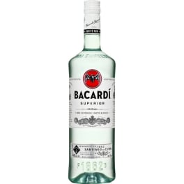 BACARDI RUM SILVER GLASS 750ml