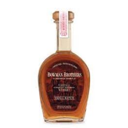 BOWMAN BROTHERS VIRGINIA bourbon small batch
