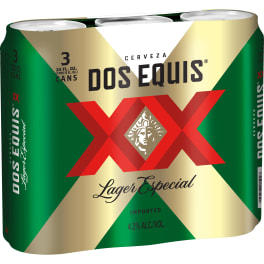 Dos Equis 3 pack 3 pack cans