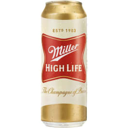 Miller High Life 25 oz can