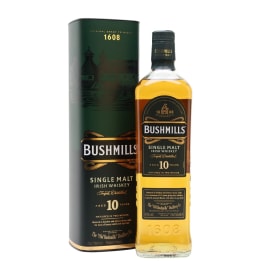 Bushmills 10 Year Single Malt Irish Whiskey 750ml