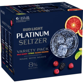 Bud Light Platinum Seltzer Variety Pack - 6 cans / 12oz