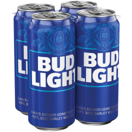 Bud Light - 4 cans / 16oz