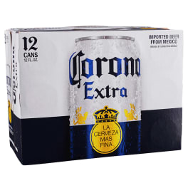 Corona Extra Pale Lager - 12 cans / 12oz