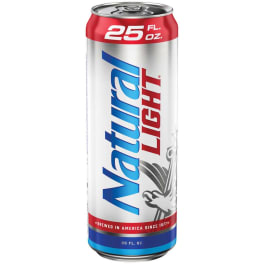Natural Light Beer - 1 can / 25oz