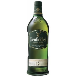 Glenfiddich Single Malt 12 Years Old Whiskey Scotch - 1.75L