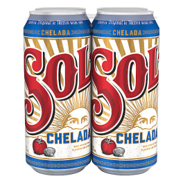Sol Chelada - 4 cans / 16oz