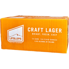 Upslope Craft Lager - 12 cans / 12oz