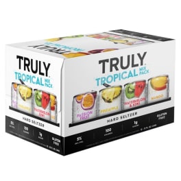 Truly Hard Seltzer Tropical Mix Pack Spiked & Sparkling Water - 12 cans / 12oz