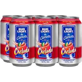 Bud Light Chelada Original With Clamato - 6 cans / 12oz