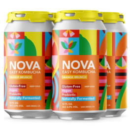 Nova Easy Kombucha - Orange Brunch - 4 cans / 12oz
