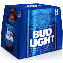 Bud Light (4.2% ABV) - 12 pack / 12oz bottle