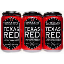 Rahr & Sons Texas Red - 6 pack can / 12oz
