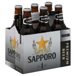 Sapporo Premium - 6 pack bottle / 12oz