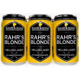 Rahr & Sons Rahr's Blonde - 6 pack can / 12oz