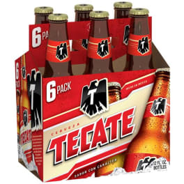 Tecate Cerveza - 6 pack bottle / 12oz