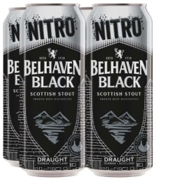 Belhaven Black - 4 pack can / 16oz