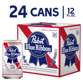 Pabst Blue Ribbon Beer, 24 pack, 12 fl oz bottles