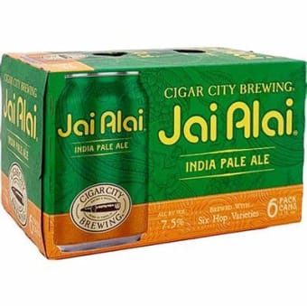 CIGAR CITY BREWING JAI ALAI 6 Pack 12 oz