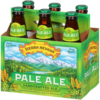 SIERRA NEVADA PALE 6 Pack 12 oz bottles