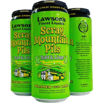 LAWSON'S SCRAG MOUNTAIN PILSNER 4PK CAN