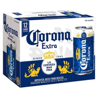 CORONA EXTRA 12PK CANS