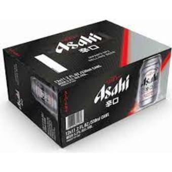 Asahi 12pk 12oz Cans