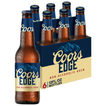 Coors Edge Non-Alcoholic Lager 6 x 12oz Bottles