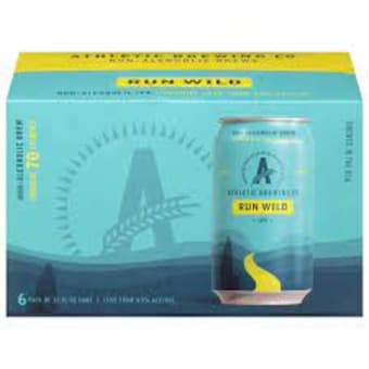 Athletic Brewing Co. Run Wild IPA 6 Pack 12oz Cans