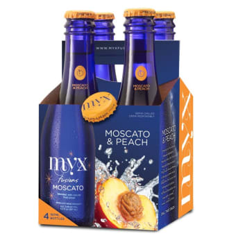 Myx Fusions Peach Moscato 4 x 187ml Bottles