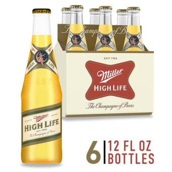 Miller High Life 6 x 12oz Bottles