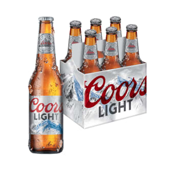 Coors Light 6 x 12oz Bottles