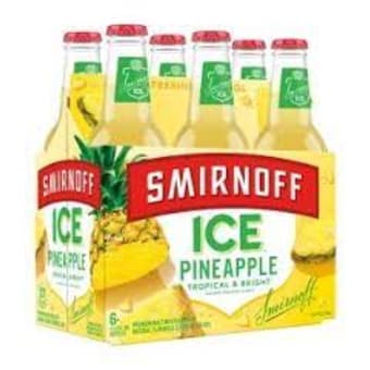Smirnoff Pineapple 6 Pack 12oz Bottles