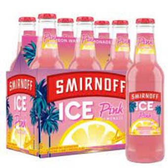 Smirnoff Pink Lemonade 6 Pack 12oz Bottles