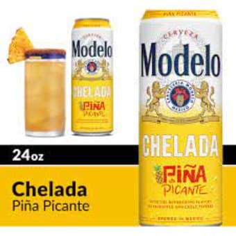 Modelo Chelada Pina Picante Single 24oz Can