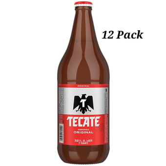 Tecate 12 Pack 32oz Bottles