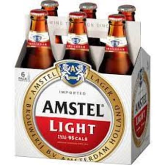 Amstel Light 6 Pack 12oz Bottles